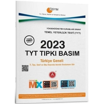 A Yayınları 2023 Tyt Tıpkı Basım Çıkmış Sorular Komisyon