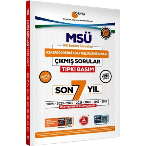 A Yayınları Msü Son 7 Yıl Tıpkı Basım Çıkmış Sorular Komisyon