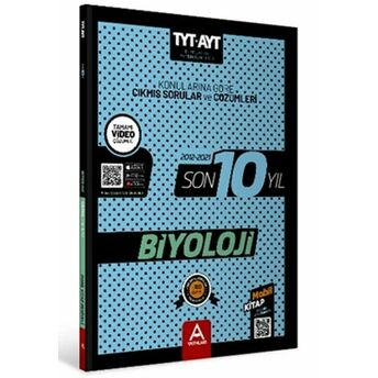 A Yayınları Tyt-Ayt Biyoloji Son 10 Yıl Soru Ve Çözümleri