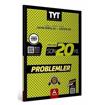 A Yayınları Tyt-Ayt Problemler Son 20 Yıl Soru Ve Çözümleri