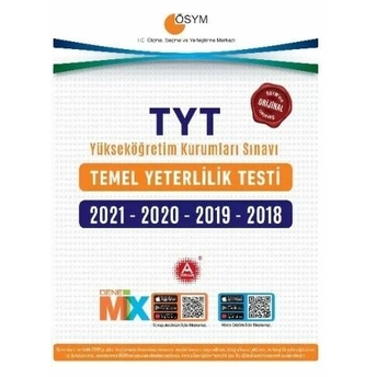 A Yayınları Tyt Temel Yeterlilik Testi (2021-2020-2019-2018) Komisyon