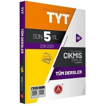 A Yayınları Tyt Tüm Dersler Son 5 Yıl Konularına Göre Çıkmış Sorular Komisyon