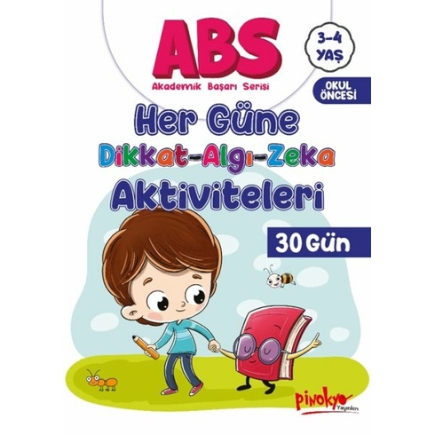 Abs 3-4 Yaş Her Güne Dikkat-Algı-Zeka Aktiviteleri 30 Gün Buçe Dayı