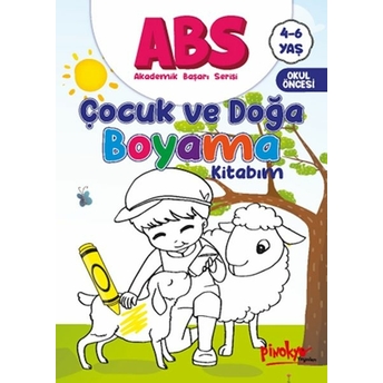 Abs 4-6 Yaş Çocuk Ve Doğa Boyama Kitabım Buçe Dayı