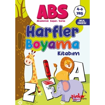 Abs 4-6 Yaş Harfler Boyama Kitabım Buçe Dayı