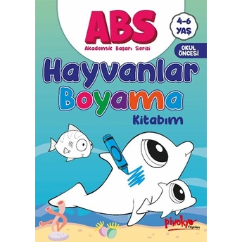 Abs 4-6 Yaş Hayvanlar Boyama Kitabım Buçe Dayı