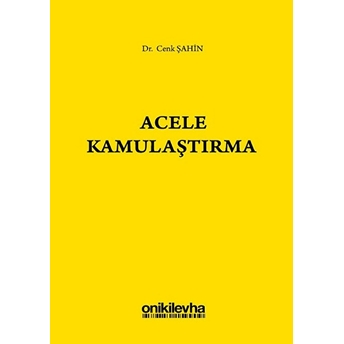 Acele Kamulaştırma - Cenk Şahin