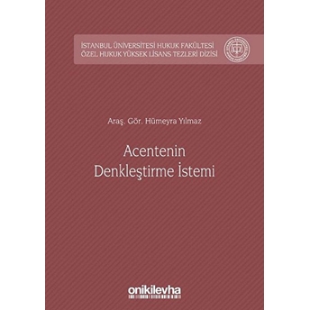 Acentenin Denkleştirme Istemi Ciltli Hümeyra Yılmaz