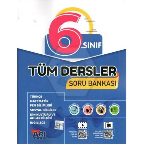 Açı Yayınları 6. Sınıf Tüm Dersler Soru Bankası