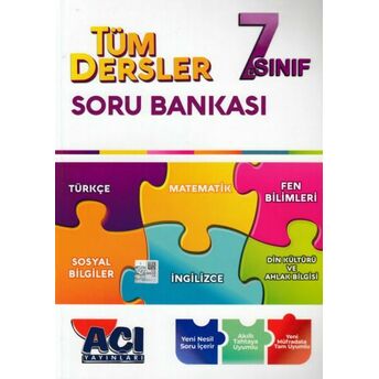 Açı Yayınları 7. Sınıf Tüm Dersler Soru Bankası Kolektif