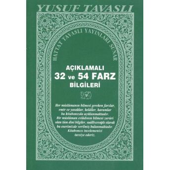 Açıklamalı 32 Ve 54 Farz Bilgileri (Cep Boy) (C11) Yusuf Tavaslı