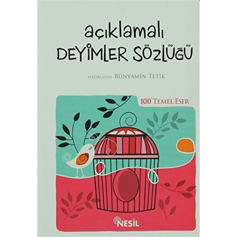 Açıklamalı Deyimler Sözlüğü (Kenar Boyalı) / 100 Temel Eser Kolektif