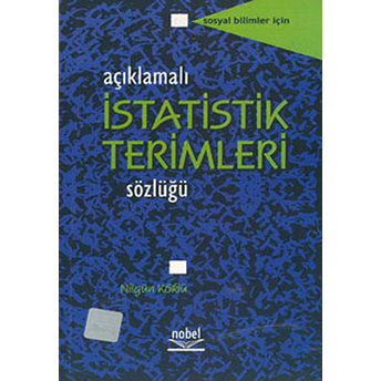 Açıklamalı Istatistik Terimleri Sözlüğü