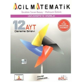 Acil Yayınları Ayt Matematiğin Ilacı 12 Denemeleri Özel Baskı Komisyon