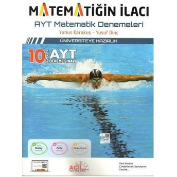 Acil Yayınları Ayt Matematiğin Ilacı Denemeleri Yunus Karakuş