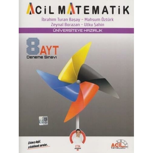 Acil Yayınları Ayt Matematik 8 Li Deneme Sınavı Mahsum Öztürk