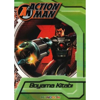 Action Man (Yeşil) Boyama Kitabı Kolektif