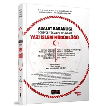 Adalet Bakanlığı Gys Sınavları Yazı Işleri Müdürlüğü Konu Anlatımı Ve 1000 Soru Ahmet Nohutçu