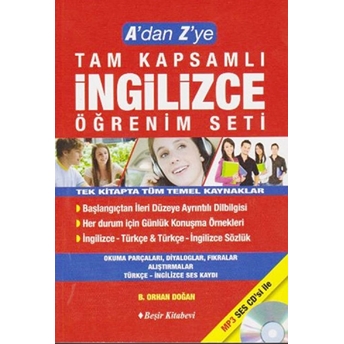 A'dan Z'ye Tam Kapsamlı Ingilizce Öğrenim Seti B. Orhan Doğan