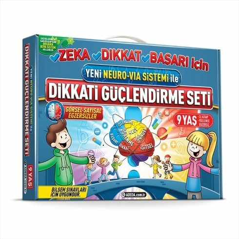 Adeda Dikkati Güçlendirme Seti 9 Yaş