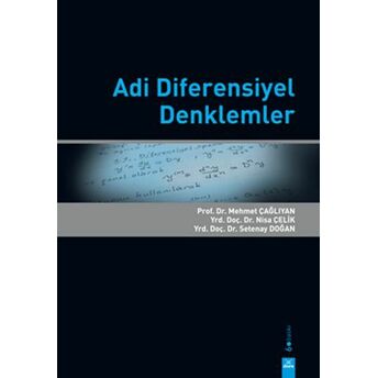 Adi Diferensiyel Denklemler Mehmet Çağlıyan - Nisa Çelik