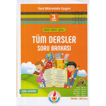 Adım Adım Işıklı 3.Sınıf Tüm Dersler Soru Bankası (Yeni) Kolektif