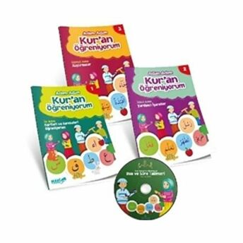 Adım Adım Kur'An Öğreniyorum Seti (Dvd Hediyeli) Kolektif