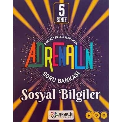 Adrenalin Yayınları 5. Sınıf Adrenalin Sosyal Bilgiler Soru Bankası Adrenalin Yayınları