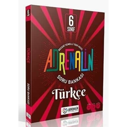 Adrenalin Yayınları 6. Sınıf Türkçe Soru Bankası Adrenalin Yayınları