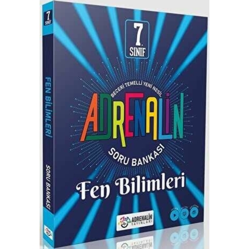 Adrenalin Yayınları 7. Sınıf Adrenalin Fen Bilimleri Soru Bankası Adrenalin Yayınları