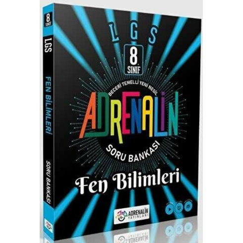 Adrenalin Yayınları 8. Sınıf Adrenalin Fen Bilimleri Soru Bankası Adrenalin Yayınları