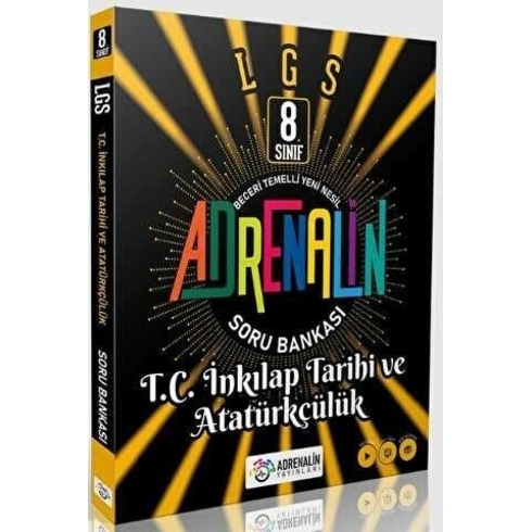 Adrenalin Yayınları 8. Sınıf Adrenalin T.c. Inkılap Tarihi Ve Atatürkçülük Soru Bankası Adrenalin Yayınları