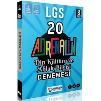 Adrenalin Yayınları 8. Sınıf Lgs Din Kültürü Ve Ahlak Bilgisi 20 Branş Denemesi Komisyon