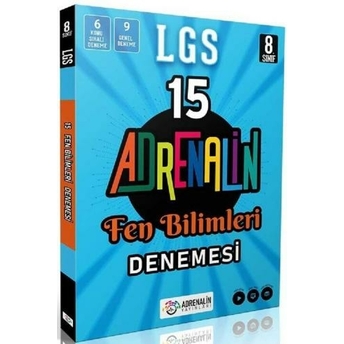 Adrenalin Yayınları 8. Sınıf Lgs Fen Bilimleri 15 Branş Denemesi Komisyon