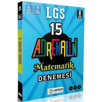 Adrenalin Yayınları 8. Sınıf Lgs Matematik 15 Branş Denemesi Komisyon