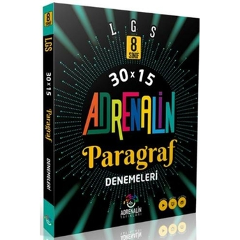 Adrenalin Yayınları 8. Sınıf Lgs Paragraf 30 X 15 Deneme Komisyon