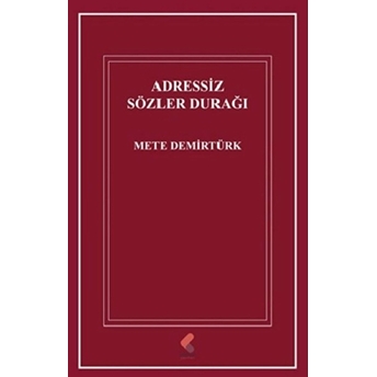 Adressiz Sözler Durağı Mete Demirtürk