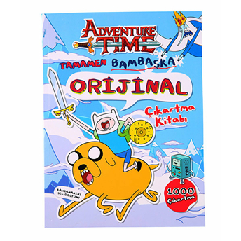 Adventure Time - Tamamen Bambaşka Orijinal Çıkartma Kitabı Kolektif