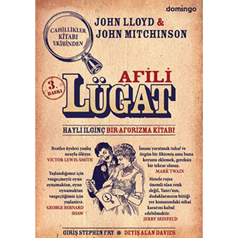 Afili Lügat (Ciltsiz) Hayli Ilginç Bir Aforizma Kitabı John Mitchinson