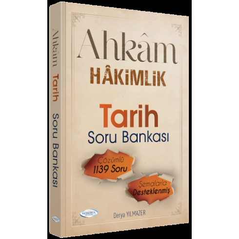 Ahkam Hakimlik Tarih Soru Bankası Derya Yılmazer