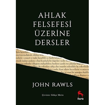 Ahlak Felsefesi Üzerine Dersler John Rawls