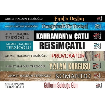 Ahmet Haldun Terzioğlu Siyasi Roman Seti8 Kitap Takım - Ahmet Haldun Terzioğlu