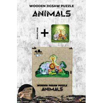 Ahşap Puzzle - Animals (87 Parça)