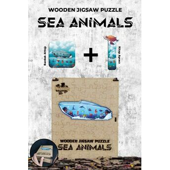 Ahşap Puzzle - Sea Animals (87 Parça)