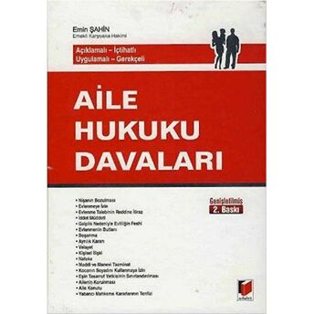 Aile Hukuku Davaları Ciltli Emin Şahin