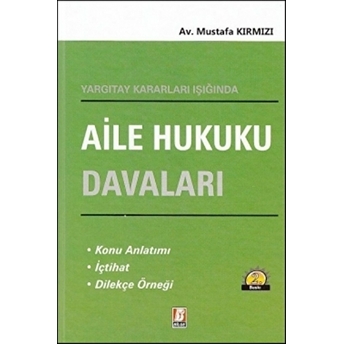 Aile Hukuku Davaları Ciltli Mustafa Kırmızı