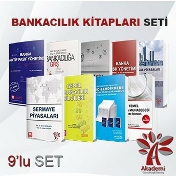 Akademi Banka Ve Uzman Yardımcılığı Sınavları Hazırlık 9 Lu Set Komisyon