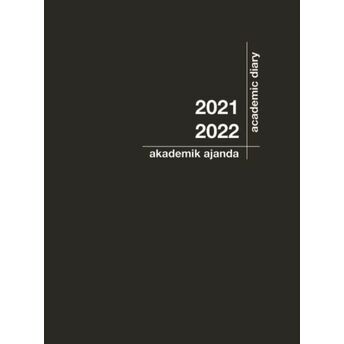 Akademi Çocuk 2021-2022 Akademik Ajanda 3079 Siyah-21X29 Cm