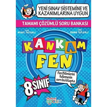 Akademi Çocuk 8. Sınıf Kankam Fen Tamamı Çözümlü Soru Bankası Murat Tatlıdilli -