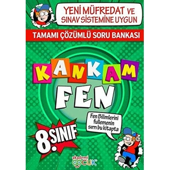 Akademi Çocuk 8. Sınıf Kankam Fen Yeni Müfredat Ve Sınav Sistemine Uygun Soru Bankası Murat Tatlıdilli